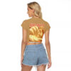 Ninetales Pokemon Raglan Cropped T Shirt Anime 2