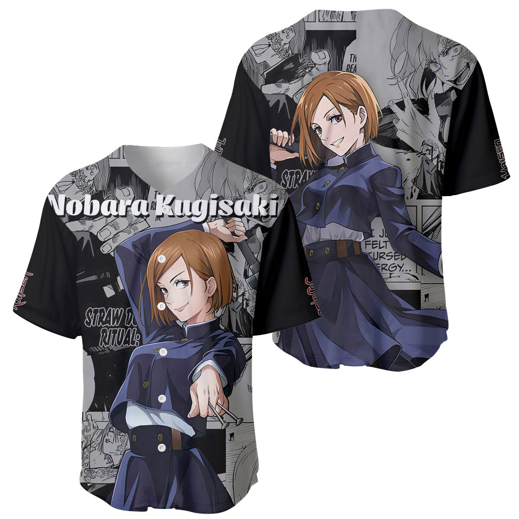 Nobara Kugisaki Manga Great Style Baseball Jersey 1