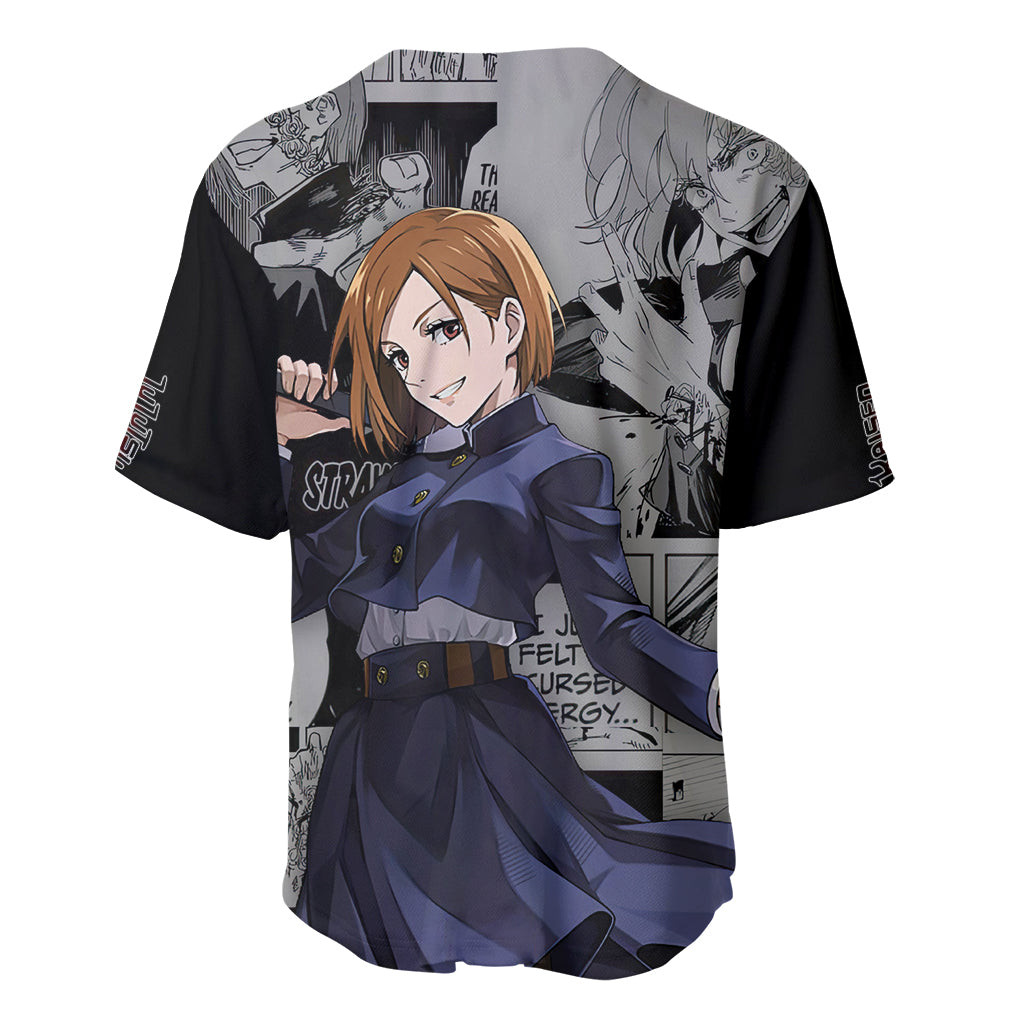 Nobara Kugisaki Manga Great Style Baseball Jersey 3