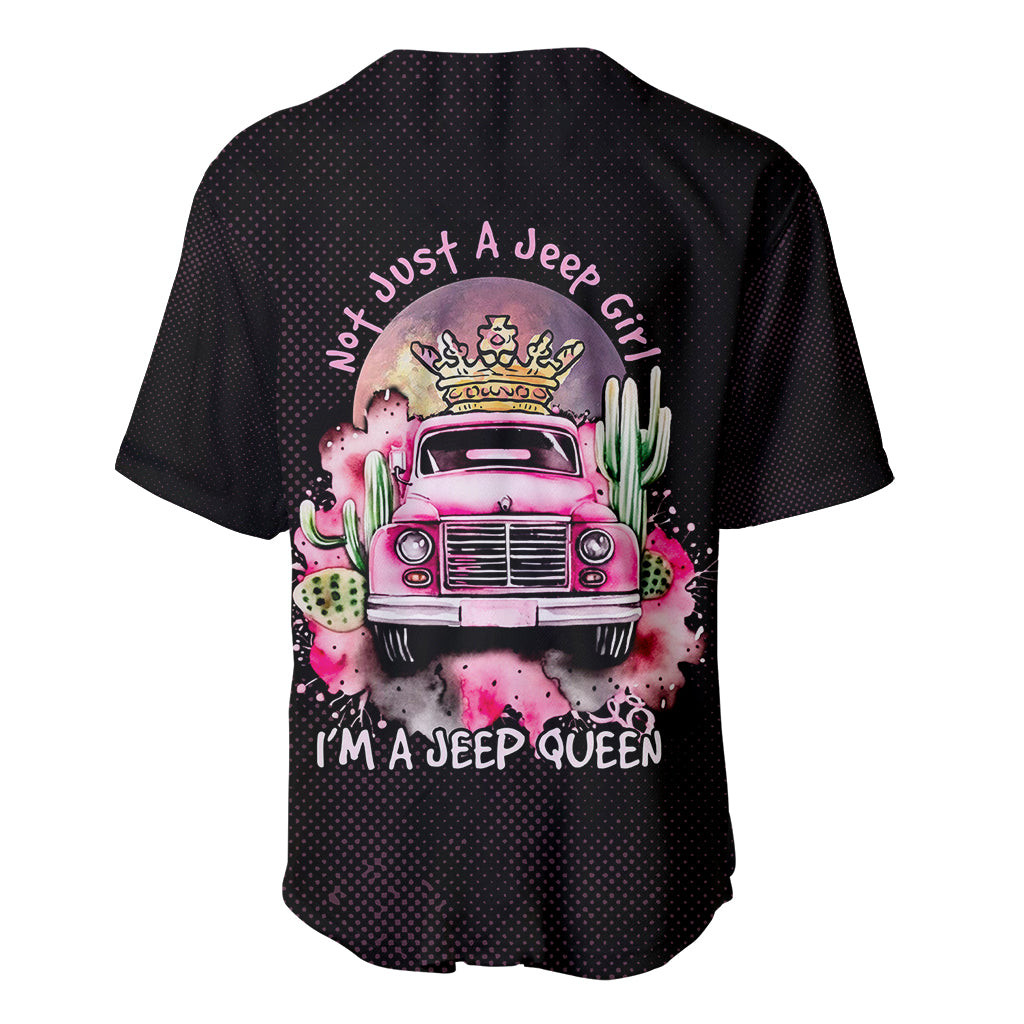 Not Just a Jeep Girl Im a Jeep Queen Baseball Jersey 1