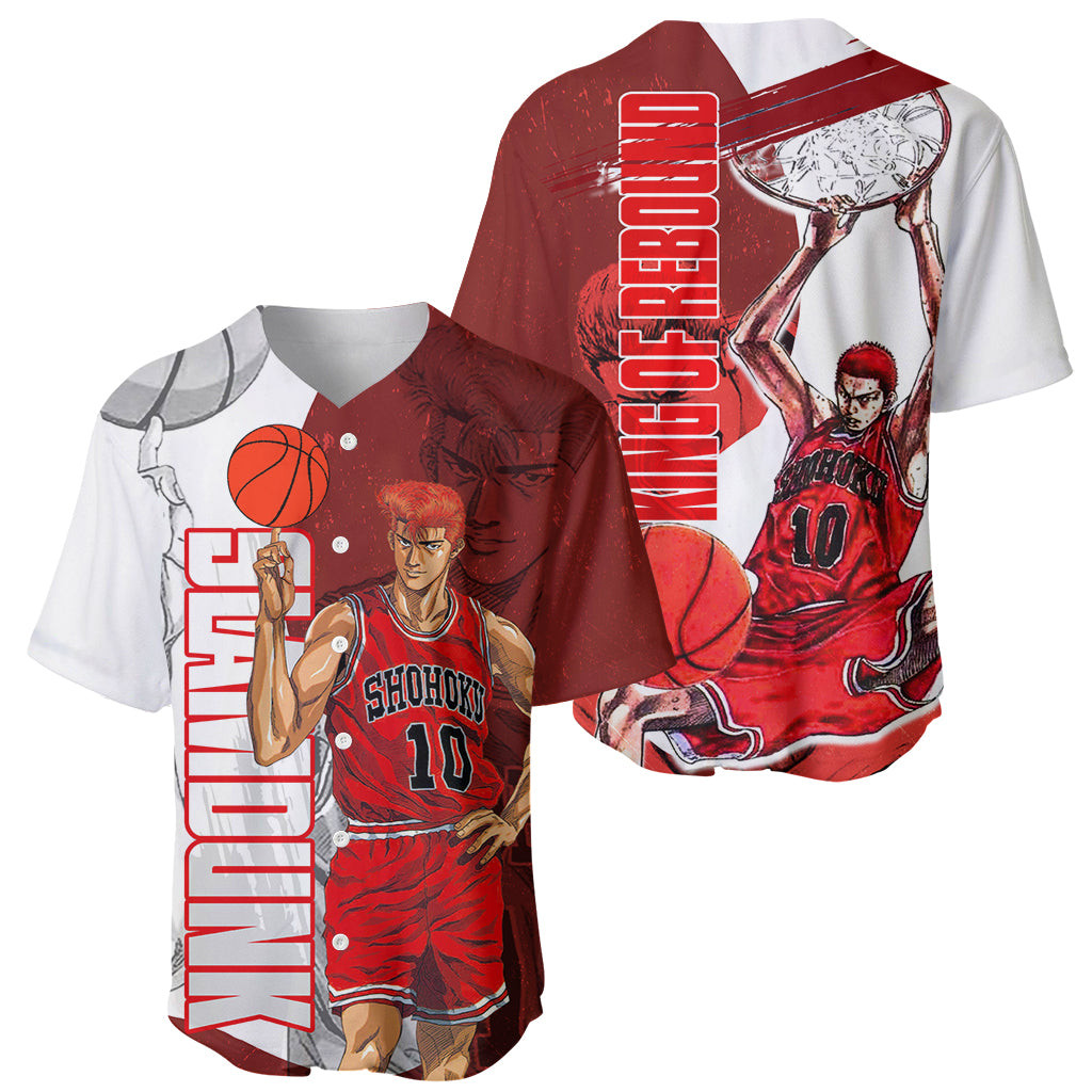 Number 10 Of Sohoku Slamdunk Baseball Jersey Anime Mix Manga 1