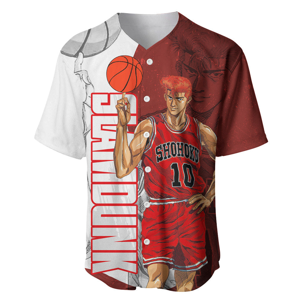 Number 10 Of Sohoku Slamdunk Baseball Jersey Anime Mix Manga 2