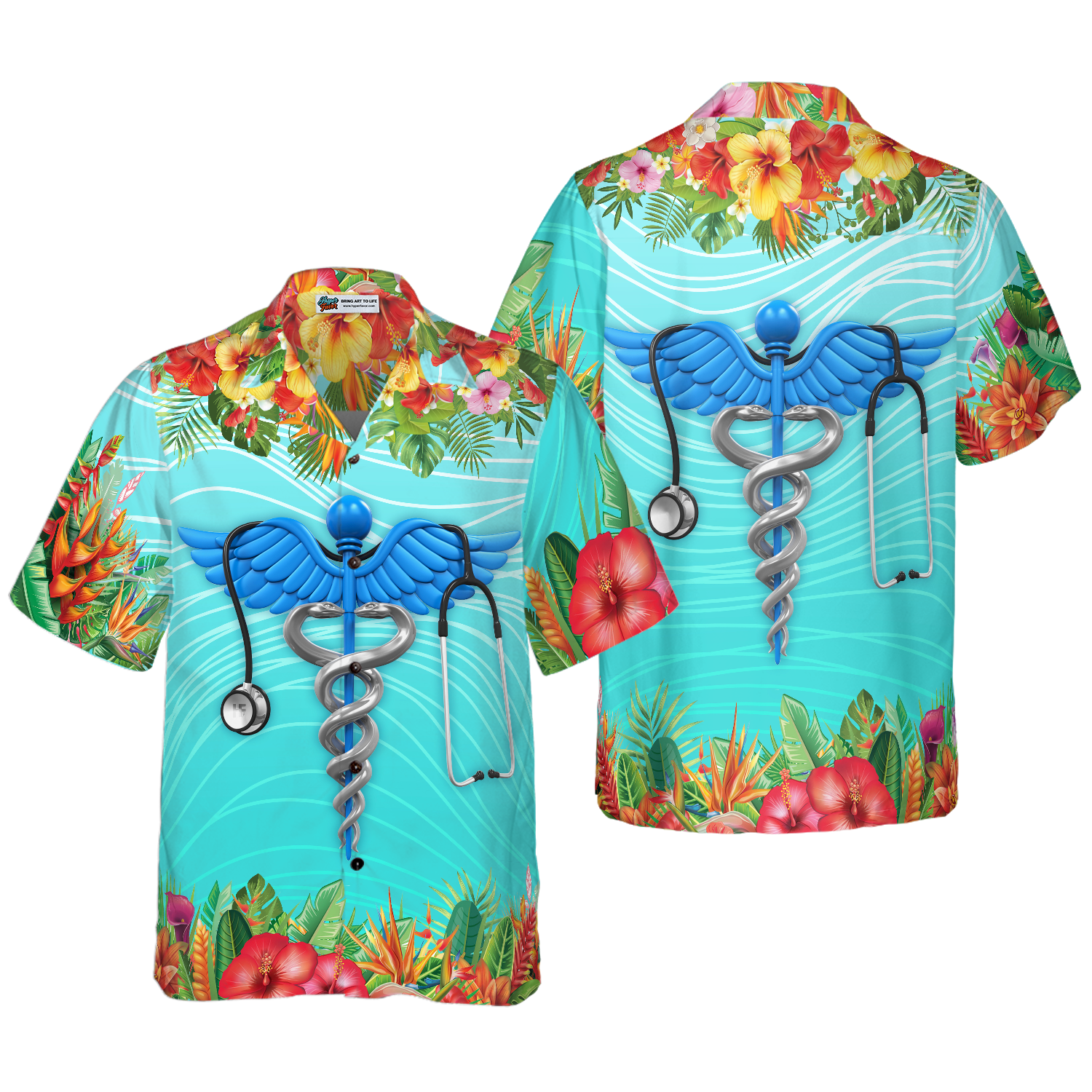 Nurse Hawaiian Shirt Hawaiian Shirt 1.png
