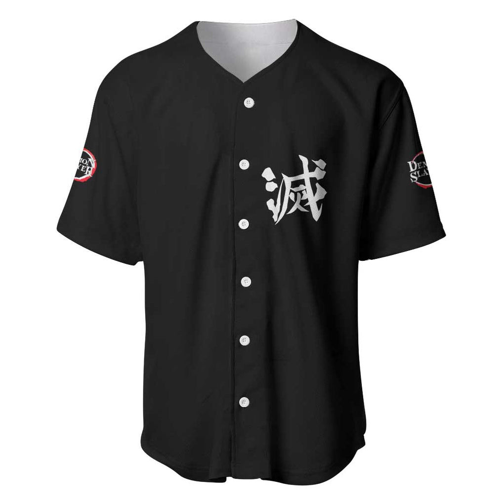 Obanai Iguro Kimesu No Yaiba Baseball Jersey Anime 2