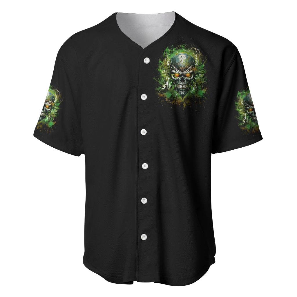 Old Skull Baseball Jersey I Stopped Fighting My Inner Demons We On The Same Side Now 3