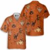 Orange Halloween Ghost Pumpkins Candle Skeleton Silhouette Hawaiian Shirt 1.jpg
