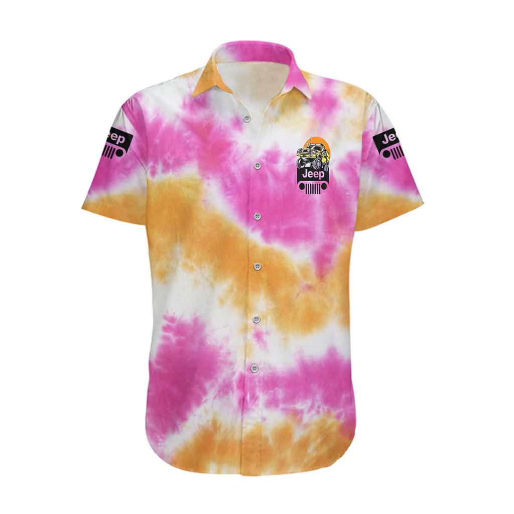 Orange Jeep Tie Dye Hawaiian Shirt Its A Thing You Wouldnt Understand 2.jpg