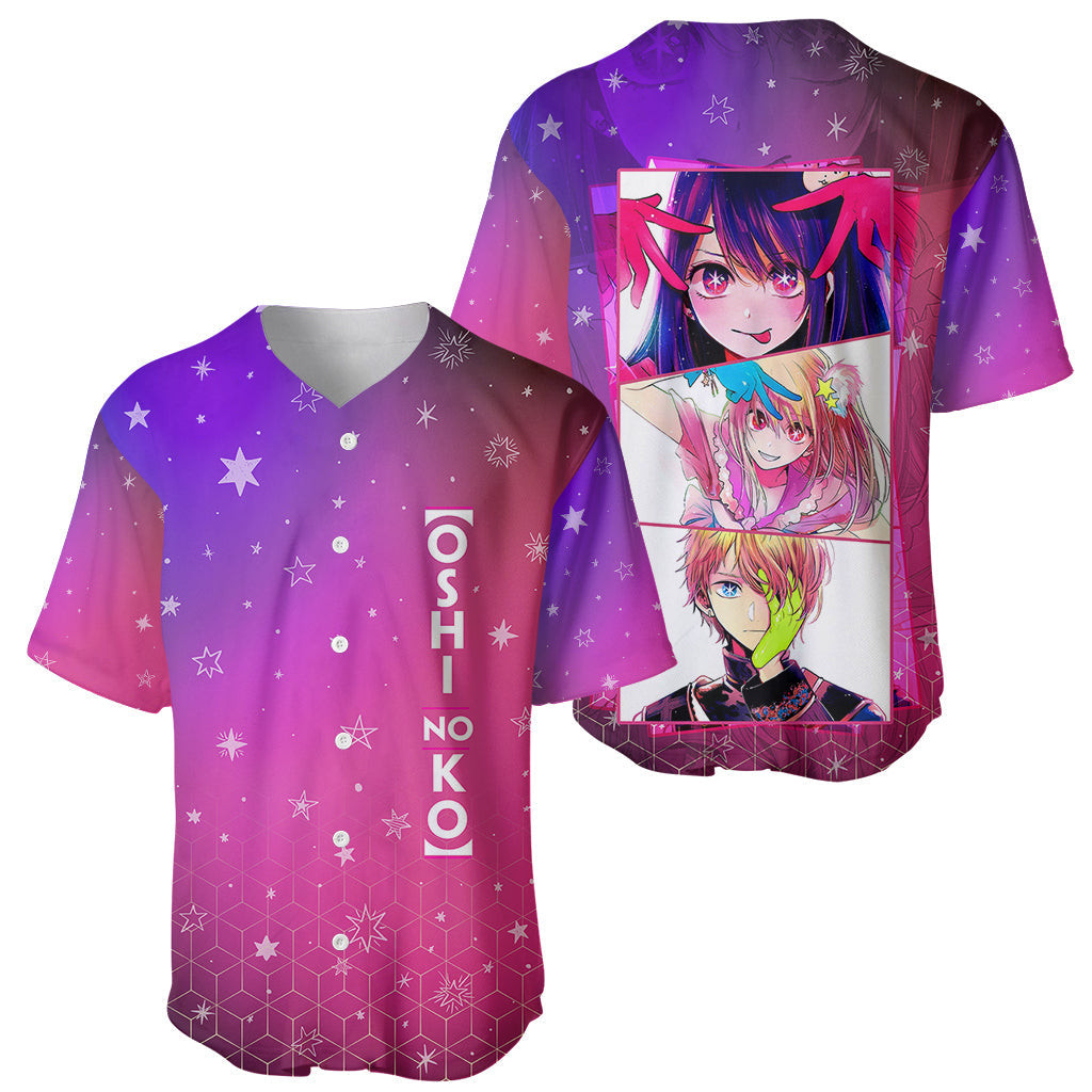 Oshi no Ko Anime Baseball Jersey Starry Eyes 1