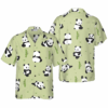 Panda Leaf Pattern Hawaiian Shirt 1.png