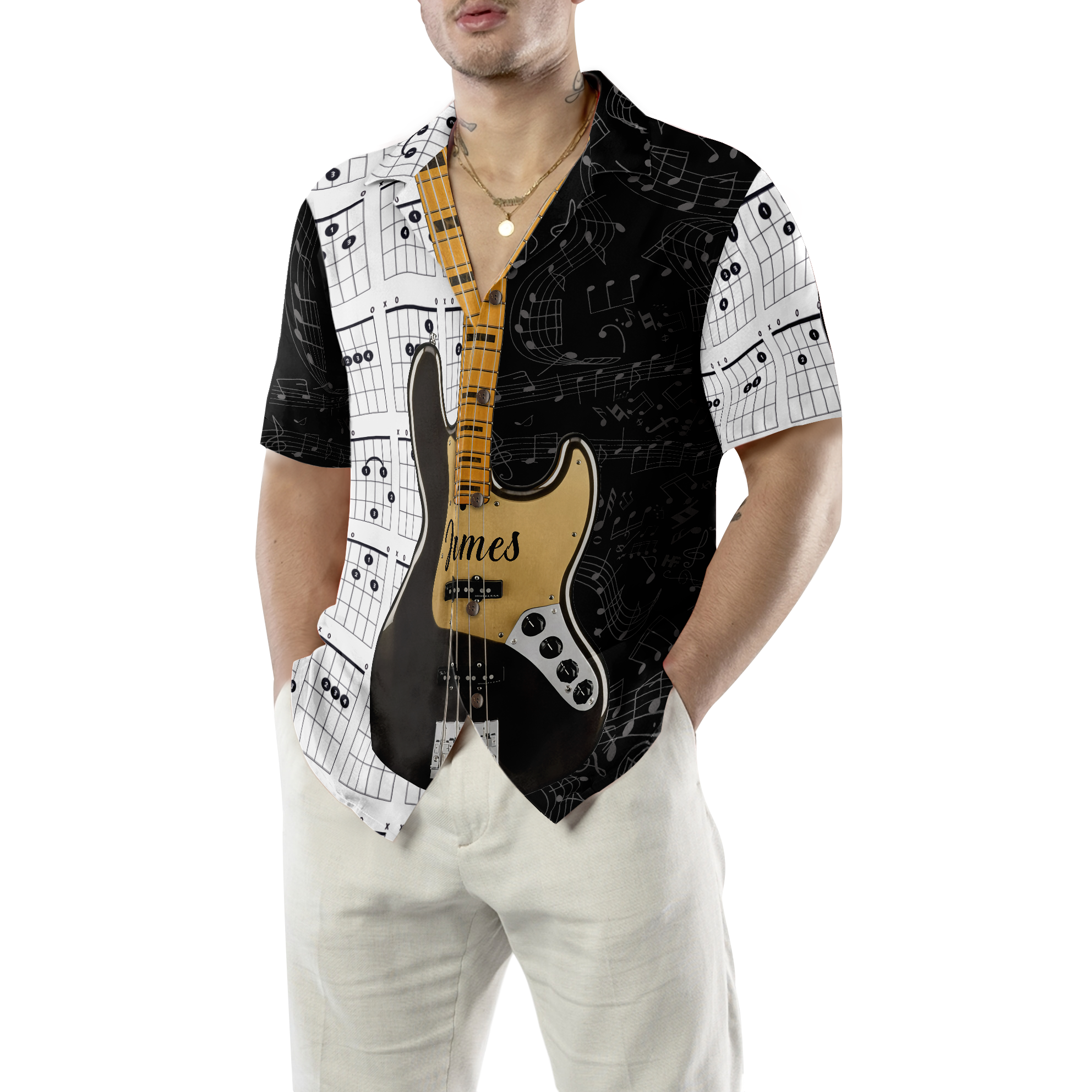 Personalized Name Guitar Custom Hawaiian Shirt 5.png