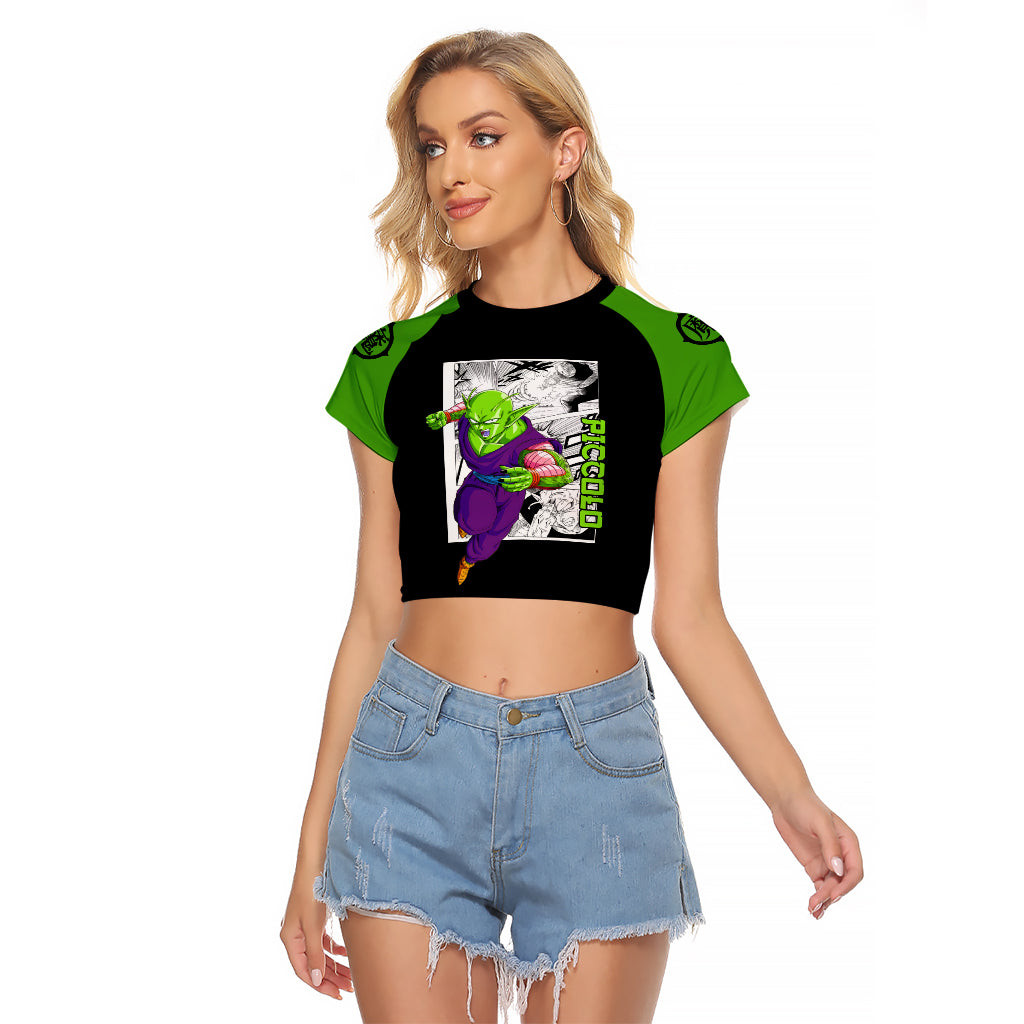 Piccolo Raglan Cropped T Shirt Dragon Ball Anime Mix Manga 1