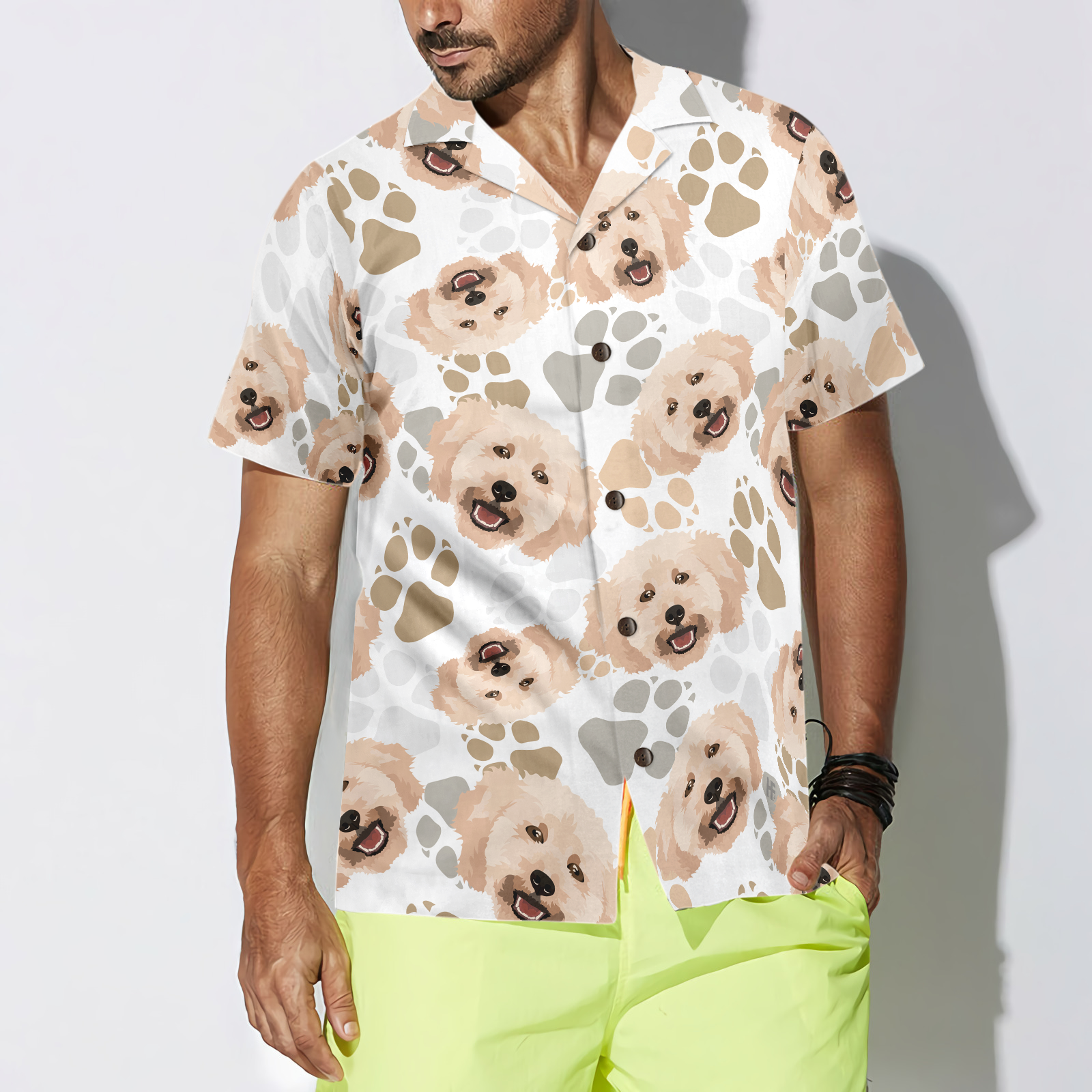 Poodles The Paws Hawaiian Shirt 1.png