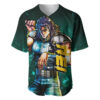 Rei Fist Of The North Star Baseball Jersey Anime Mix Manga 2