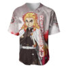 Rengoku Kyoujurou Demon Slayer Baseball Jersey Anime 2