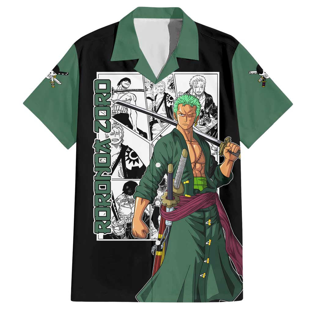 Roronoa Zoro One Piece Hawaiian Shirt Anime Mix Manga 1.jpg