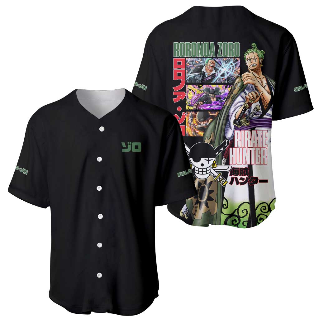 Roronoa Zoro V3 One Piece Baseball Jersey Anime 1