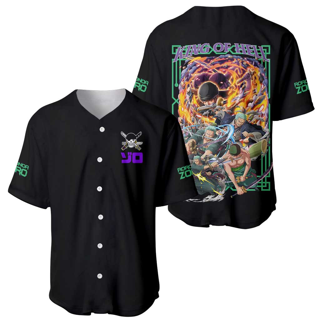 Roronoa Zoro V4 One Piece Baseball Jersey Anime 1