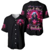 Rose Skull Baseball Jersey I Hold A Beast An Angel And A Crazy Lady In Me 1