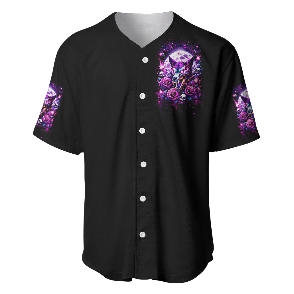 Rose Wolf Baseball Jersey I May Not Be Perfect But At Least Im Not You 3