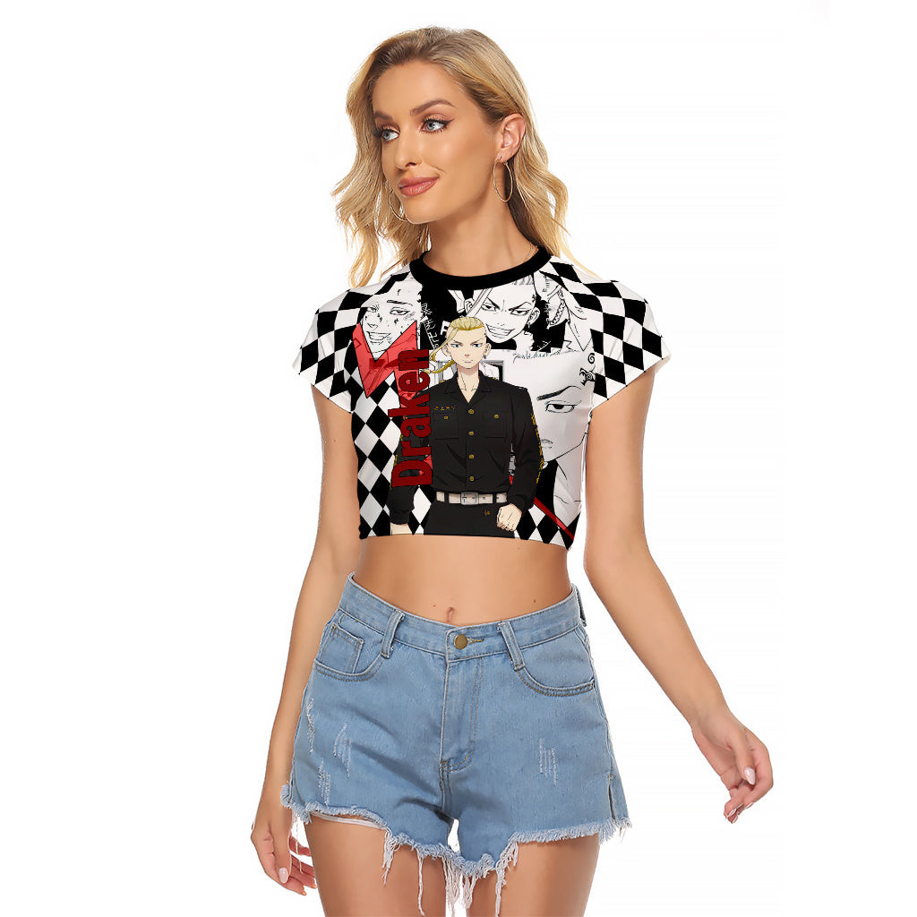 Ryuuguuji Ken Draken Raglan Cropped T Shirt Anime Mix Manga 1
