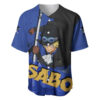 Sabo One Piece Baseball Jersey Anime 2