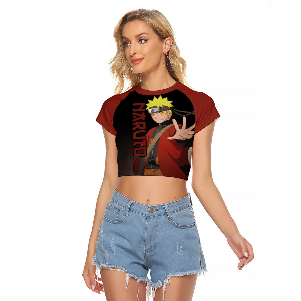 Sage Naruto Raglan Cropped T Shirt 1