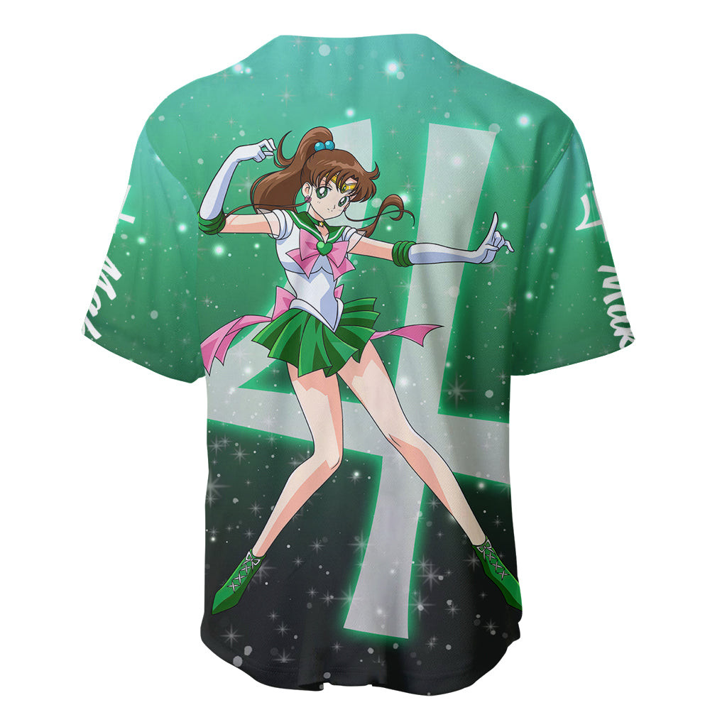 Sailor Jupiter Makoto Kino Baseball Jersey 3