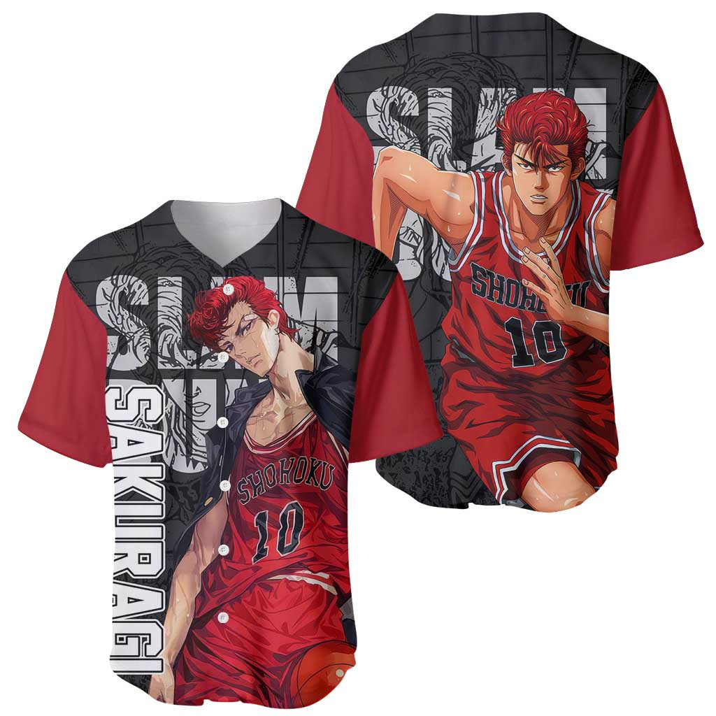Sakuragi Slam Dunk Baseball Jersey Anime 1