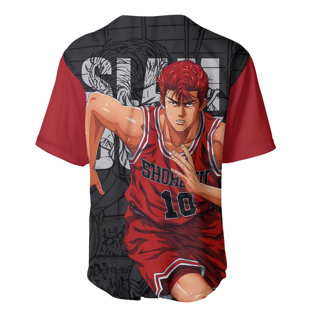 Sakuragi Slam Dunk Baseball Jersey Anime 3