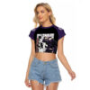 Satoru Gojo Jujutsu Kaisen Raglan Cropped T Shirt Anime Mix Manga 1