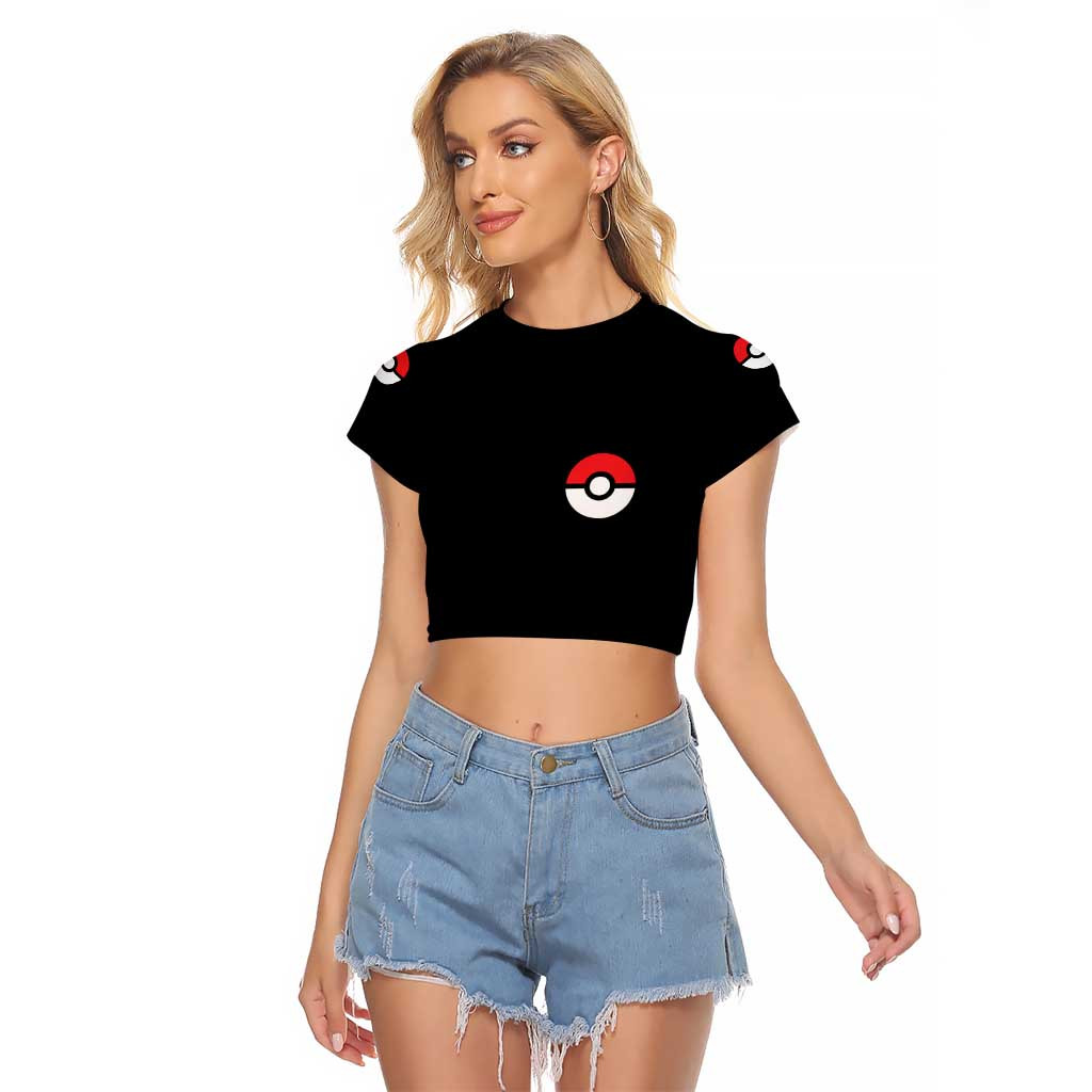Scizor Pokemon Raglan Cropped T Shirt Anime 1
