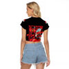 Scizor Pokemon Raglan Cropped T Shirt Anime 2