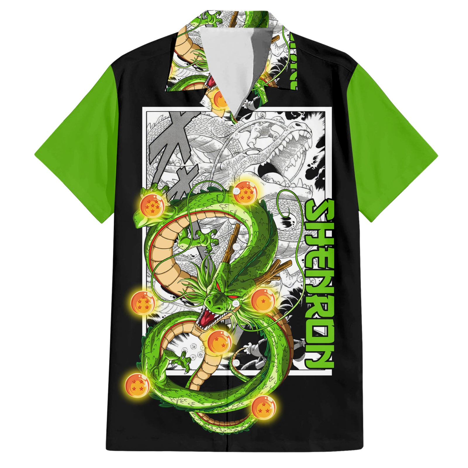 Shenron Hawaiian Shirt Dragon Ball Mix Anime Manga 1.jpg
