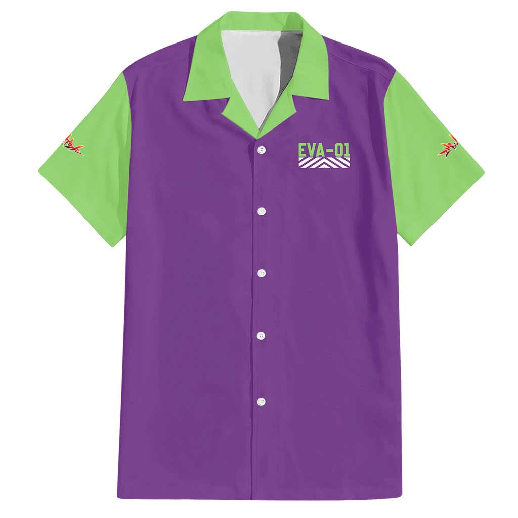 Shinji Ikari x Eva 01 Neon Genesis Evangelion Hawaiian Shirt Anime 1.jpg