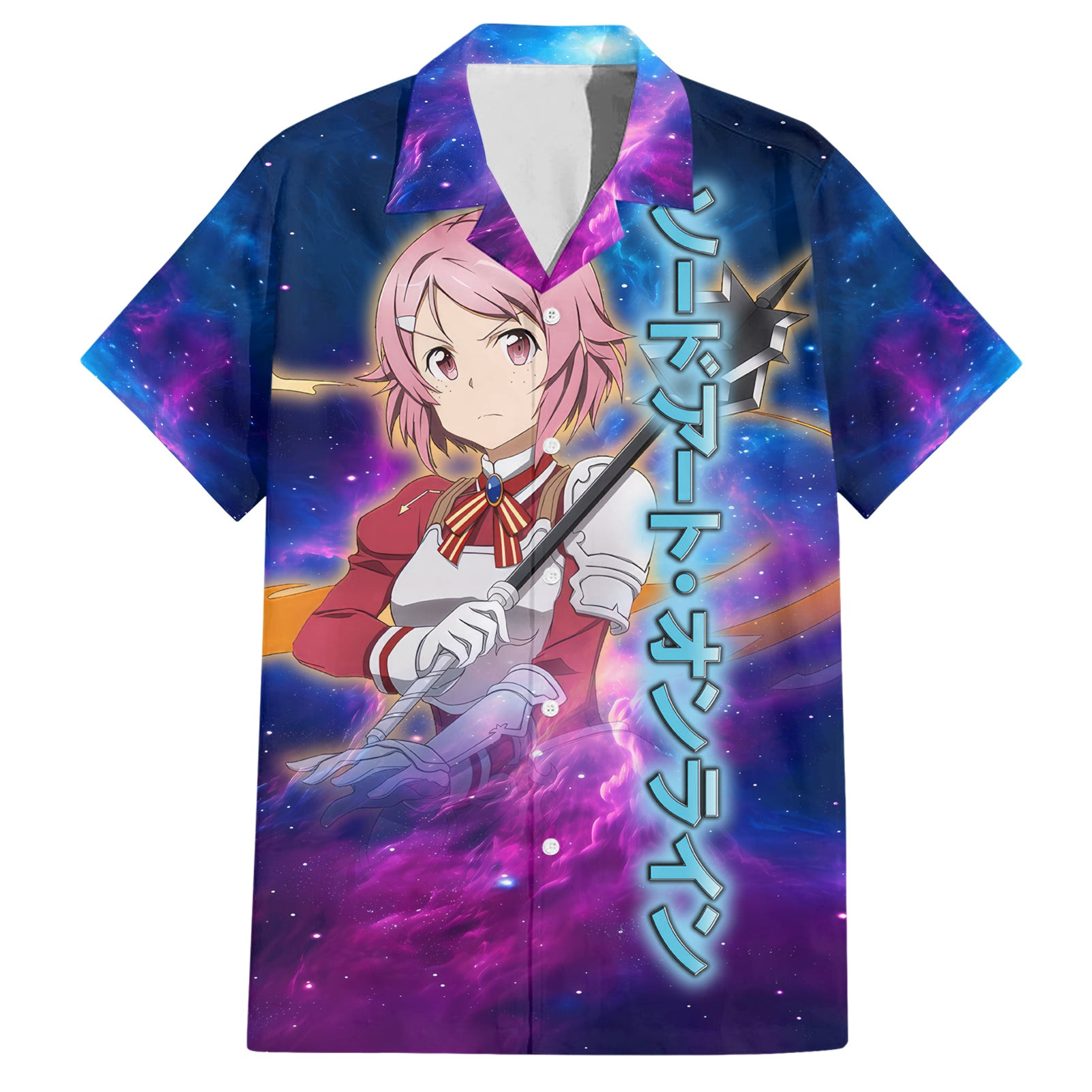 Shinozaki Rika Lisbeth Hawaiian Shirt Sword Art Galaxy 1.jpg