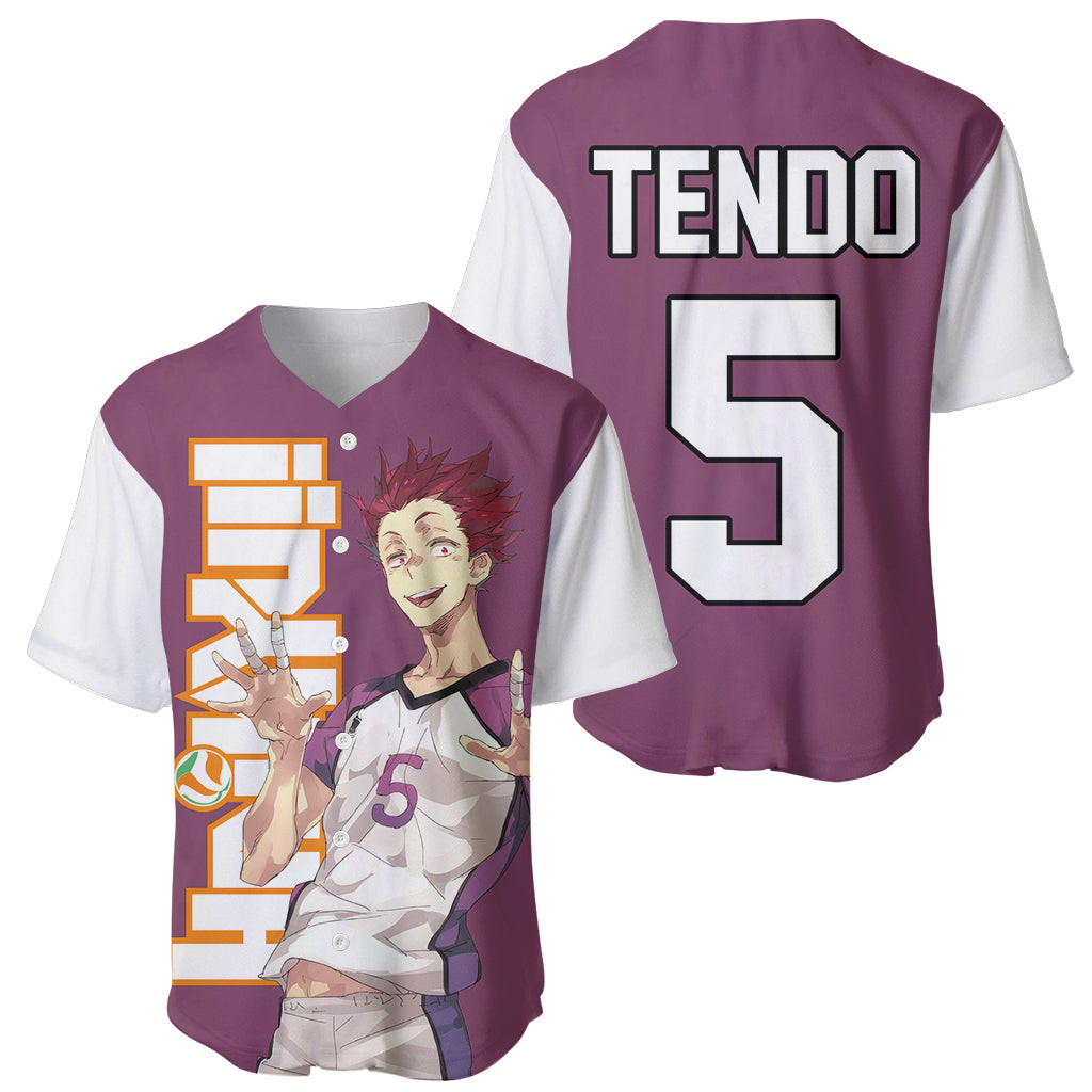 Shiratorizawa Satori Tendo Baseball Jersey Haikyu 1