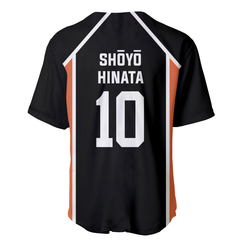 Shoyo Hinata Number 10 Karasuno Baseball Jersey 3
