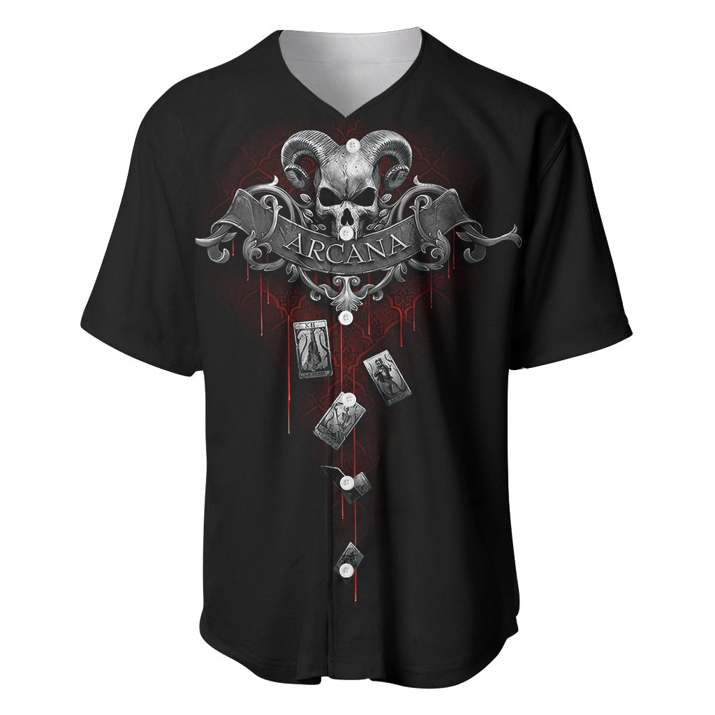 Skull Baseball Jersey Death Reaper Arcana 2
