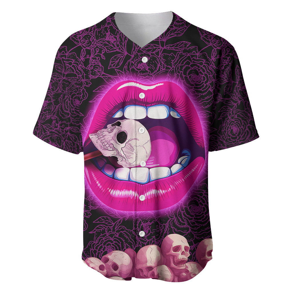 Skull Baseball Jersey Dont Cry Say Fuck You And Smile 3