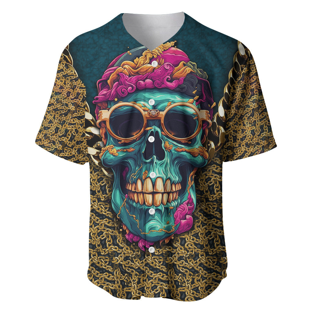 Skull Gang Baseball Jersey Sic Transit Gloria Mundi 3