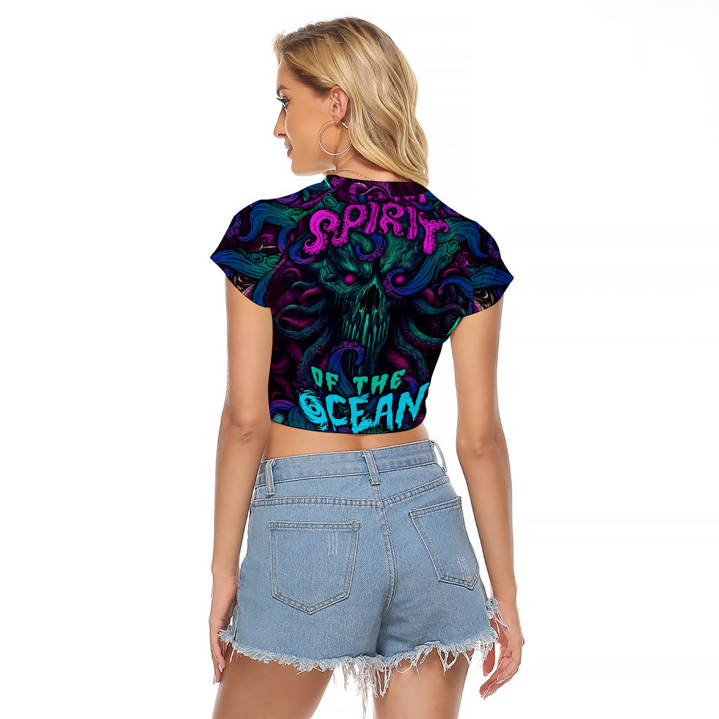 Spirit Of the Ocean Raglan Cropped T Shirt 1