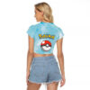 Squirtle Pokemon Raglan Cropped T Shirt Anime 2