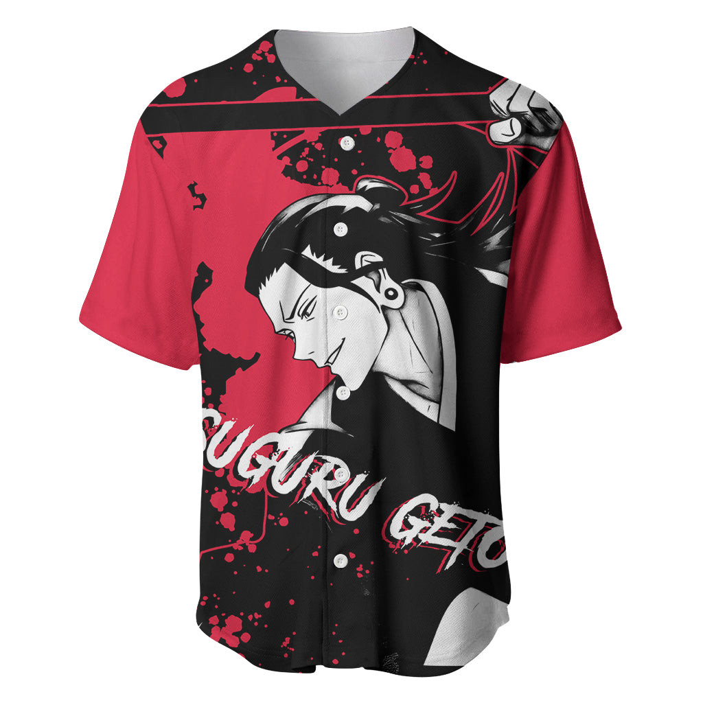 Suguru Geto Jujutsu Kaisen Baseball Jersey Manga Style Art 2