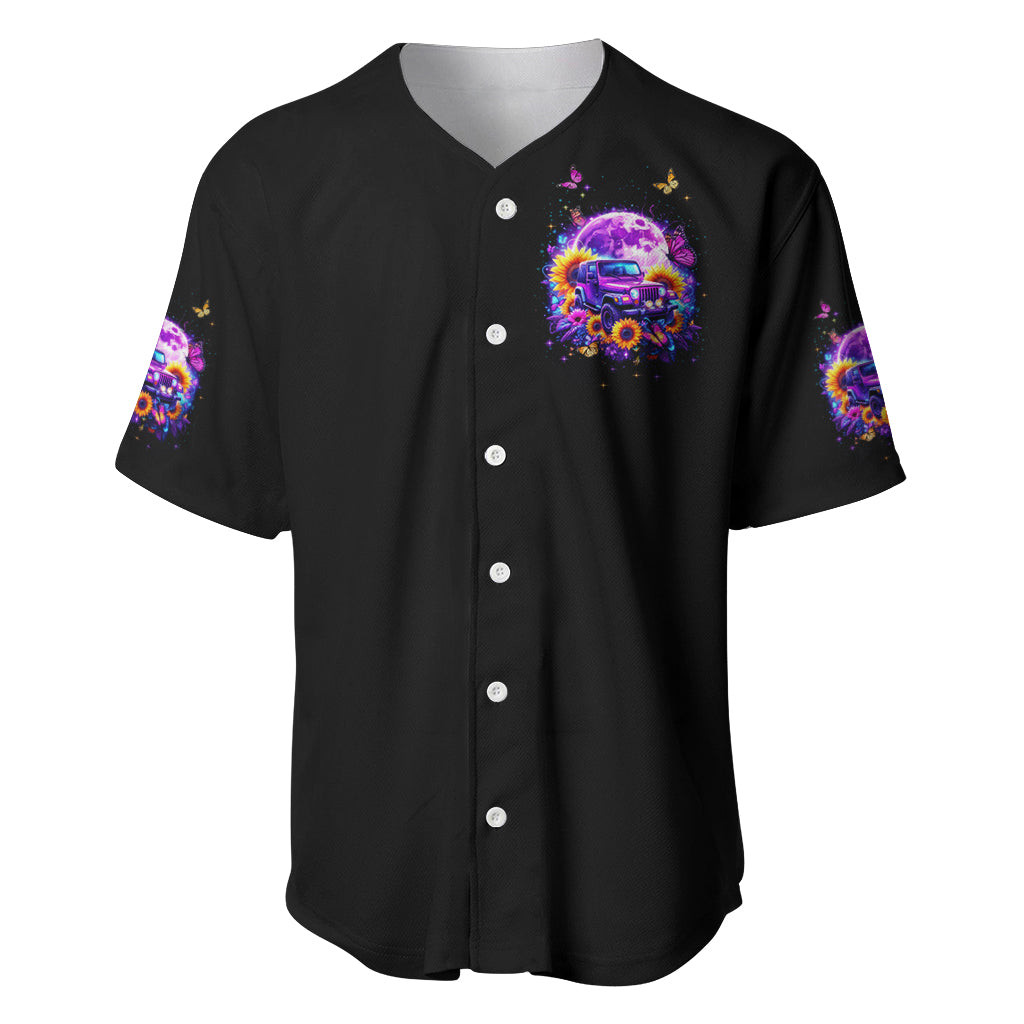 Sunflower Jeep Baseball Jersey Hello Darkness My Old Friend 3