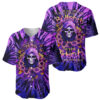 Sunflower Skull Baseball Jersey The Good Girl In Me Got Tired Of The Bullshit 1