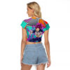 Super Saiyan Purple Vegeta Dragon Ball Raglan Cropped T Shirt Anime 2
