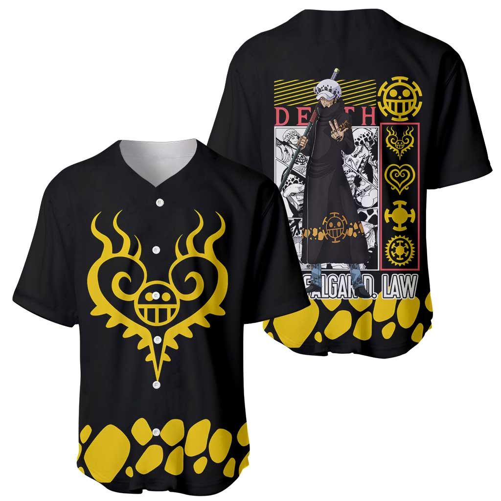 Trafalgar D Law One Piece Baseball Jersey Anime V2 1
