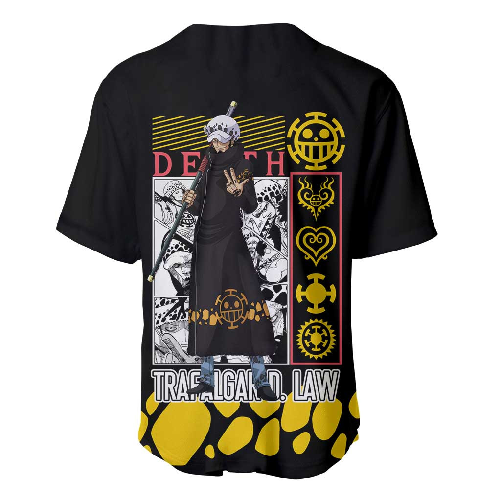 Trafalgar D Law One Piece Baseball Jersey Anime V2 3
