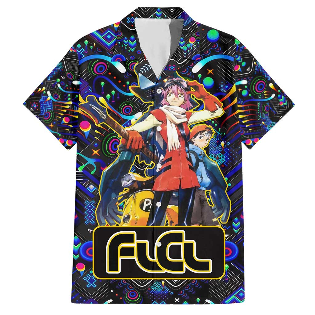 Vibing FLCL Hawaiian Shirt Anime Mix Colorful Abstract 1.jpg