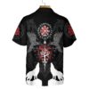 Viking Raven And Wolf Viking Hawaiian Shirt Wolf Viking Shirt Short Sleeve 1.jpg